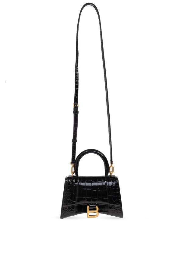 Balenciaga BLACK ‘Hourglass XS’ shoulder bag 7
