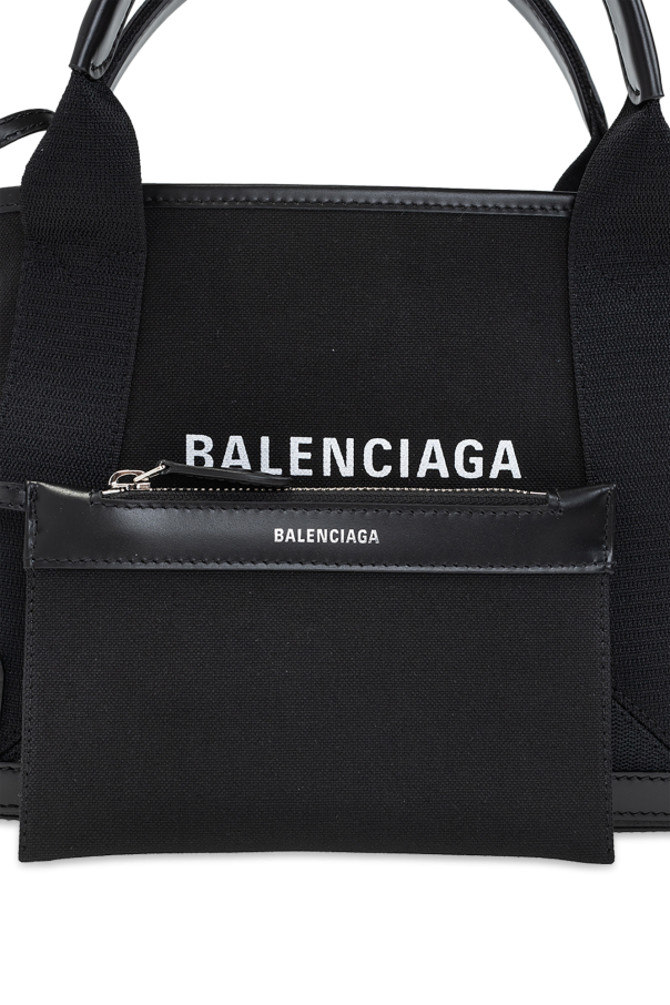 Balenciaga BLACK ‘Navy Cabas’ shoulder bag 6