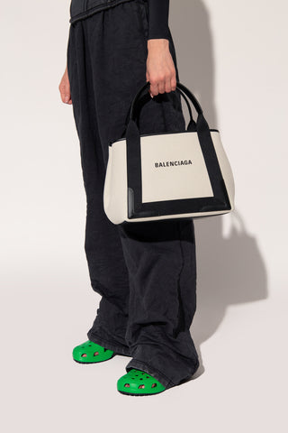 Balenciaga cream ‘Navy S Cabas’ handbag 2