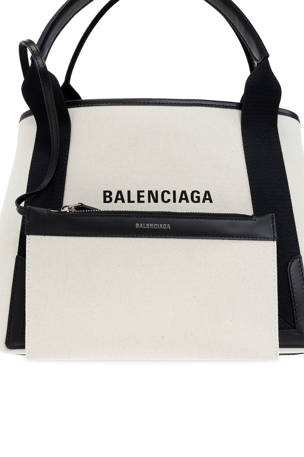 Balenciaga cream ‘Navy S Cabas’ handbag 6