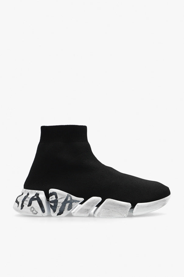Balenciaga BLACK ‘Speed 2.0 graffiti’ sock sneakers 1