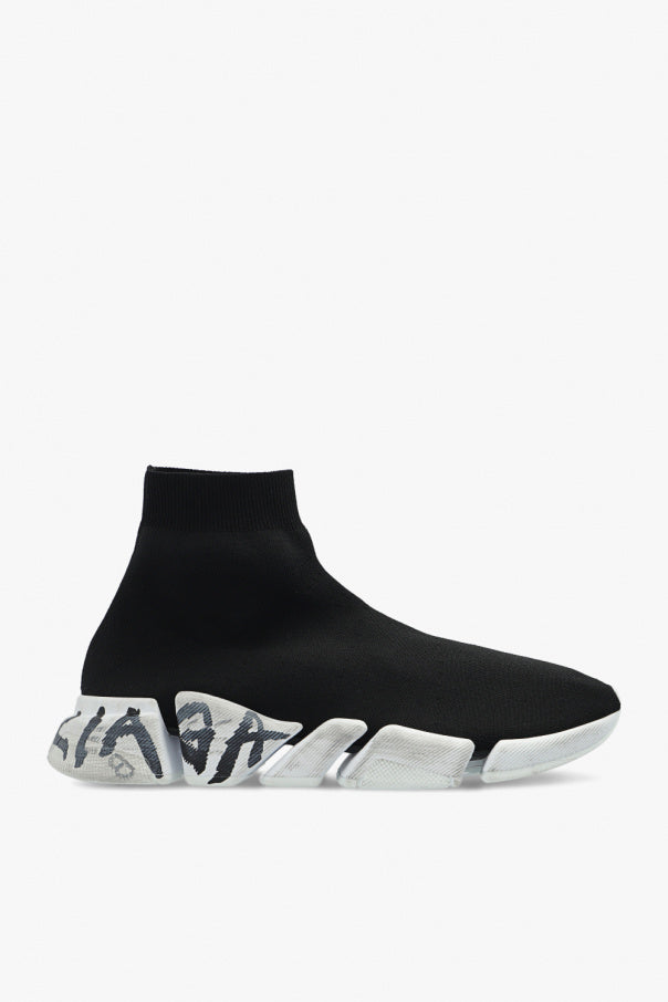 Balenciaga BLACK ‘Speed 2.0 LT’ sneakers with sock 1