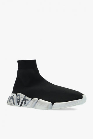 Balenciaga BLACK ‘Speed 2.0 LT’ sneakers with sock 4
