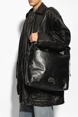 Balenciaga BLACK Shoulder Bag Monaco Large 2