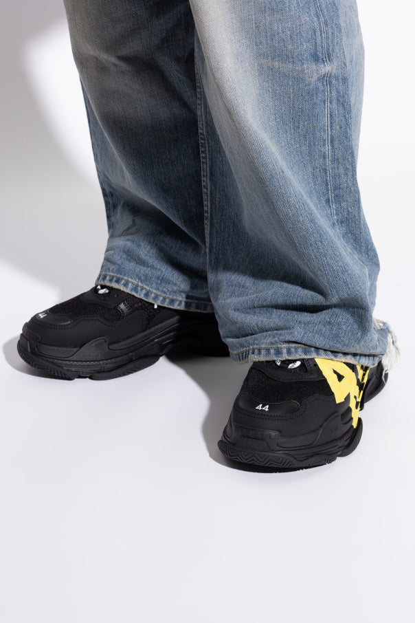 Balenciaga BLACK Triple S sneakers 2