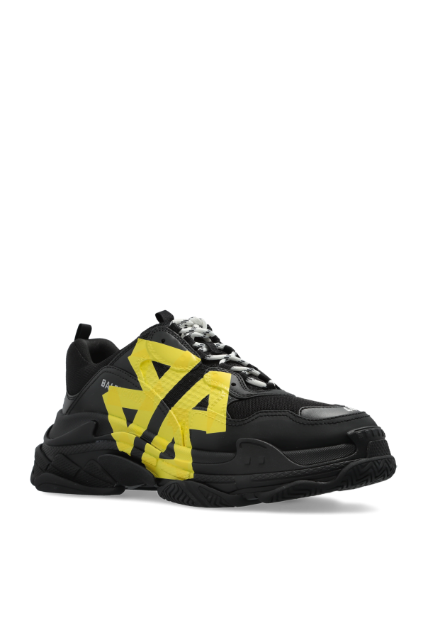 Balenciaga BLACK Triple S sneakers 4