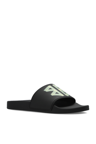 Balenciaga BLACK Slides with logo 4