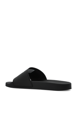 Balenciaga BLACK Slides with logo 5
