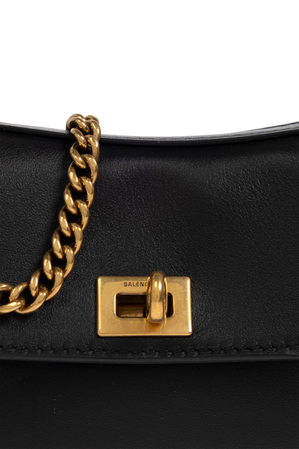 Balenciaga BLACK Leather bag 6