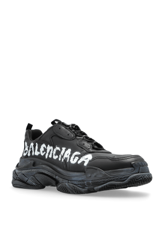 Balenciaga BLACK `TRIPLES S` sneakers 4