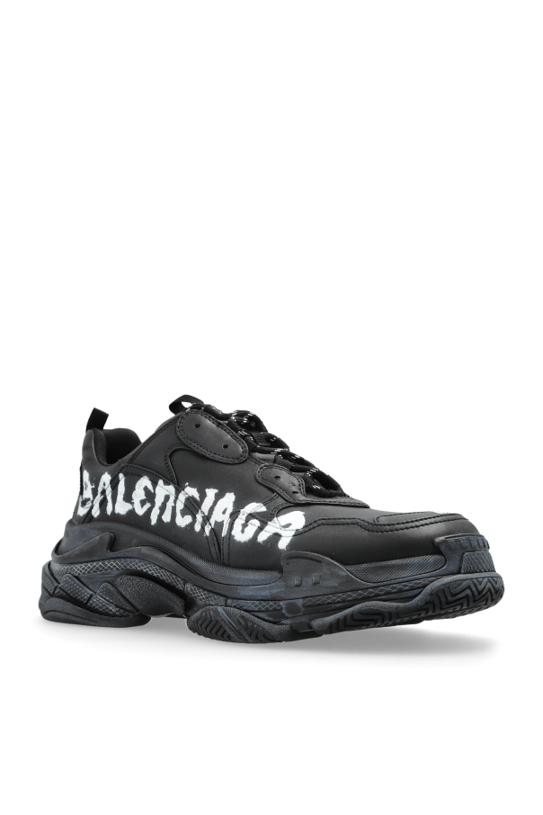 Balenciaga BLACK `TRIPLES S` sneakers 4