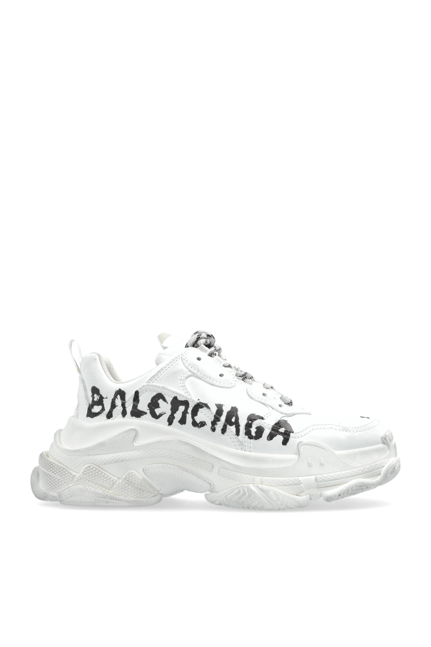 Balenciaga WHITE `TRIPLES S` sneakers 1