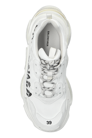 Balenciaga WHITE `TRIPLES S` sneakers 6