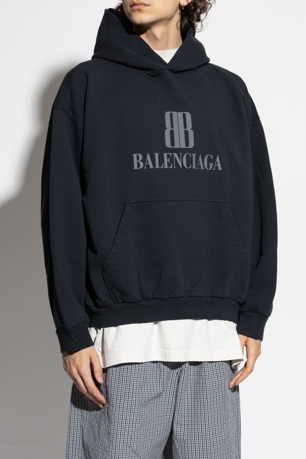Balenciaga NAVY BLUE Hoodie 3