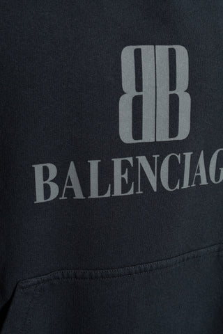 Balenciaga NAVY BLUE Hoodie 5