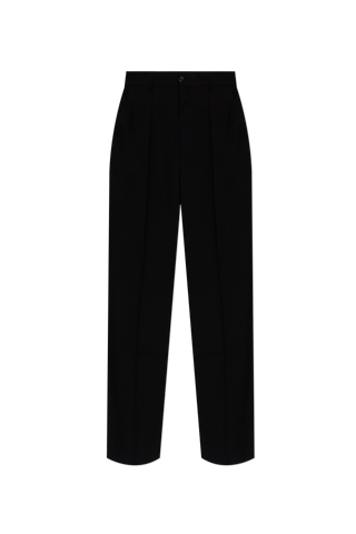 Balenciaga BLACK Loose-fit crease trousers 1
