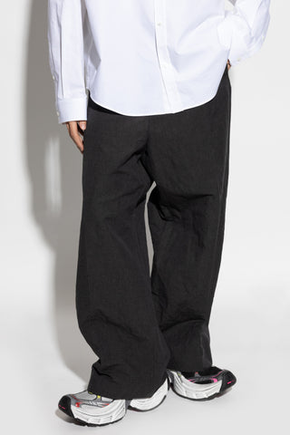 Balenciaga GREY Loose-fit pleated trousers 3