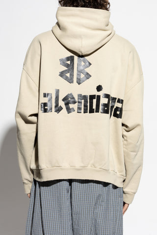 Balenciaga cream Hoodie 4