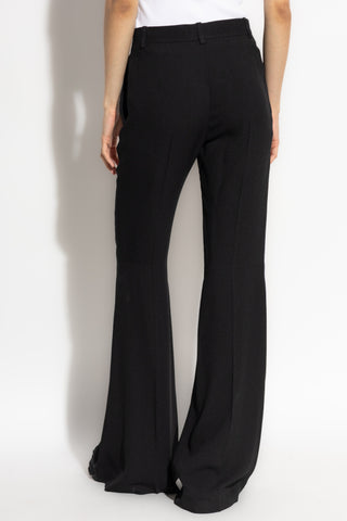 Balenciaga BLACK Flared trousers with pressed crease 4