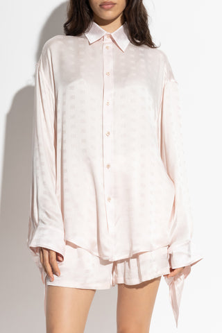 Balenciaga PINK Loose-fit silk shirt 3