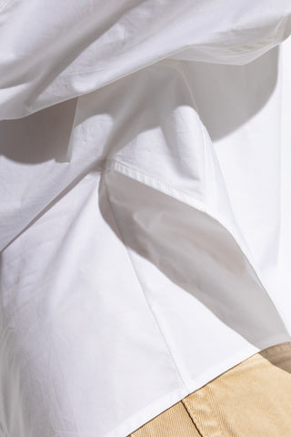Balenciaga WHITE Loose-fit cotton shirt 5