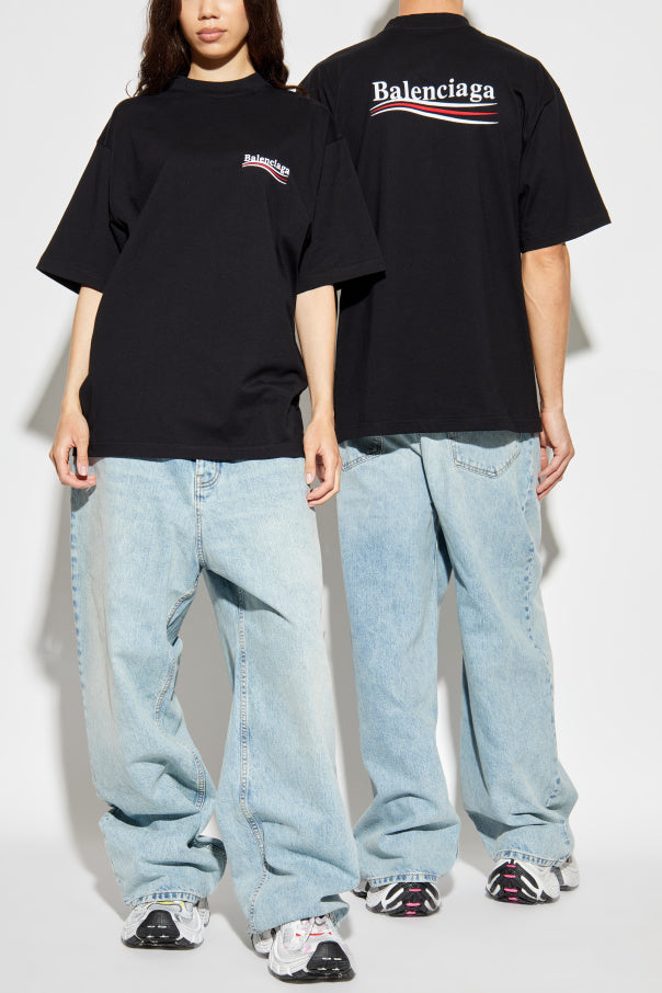 Balenciaga BLUE Wide-leg jeans 2