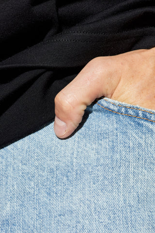 Balenciaga BLUE Wide-leg jeans 7