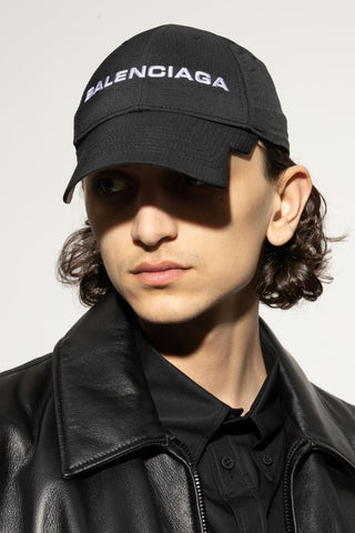 Balenciaga BLACK Baseball cap 2