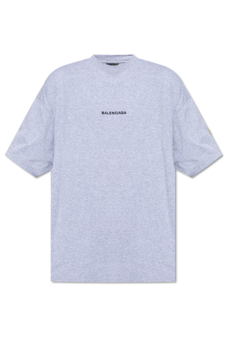 Balenciaga GREY T-shirt with logo 1