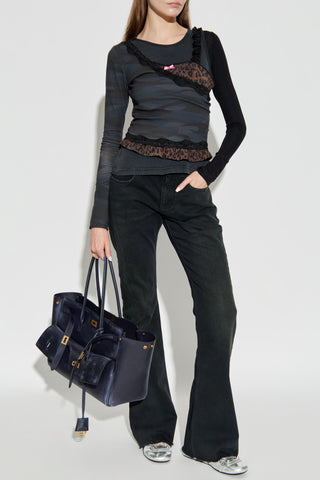 Balenciaga GREY Top made of combined materials 2