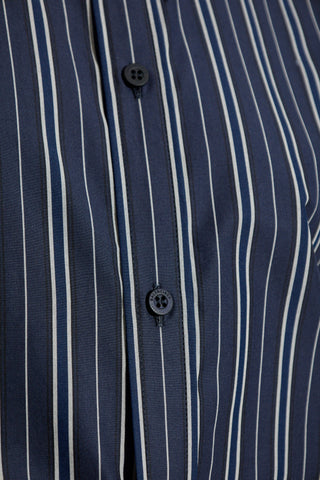 Balenciaga NAVY BLUE Shirt with striped pattern 5