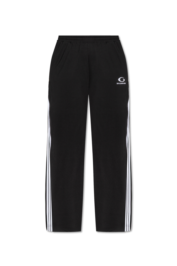 Balenciaga BLACK Sweatpants with straight legs 1
