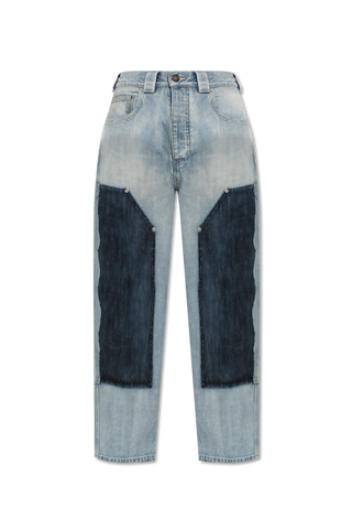 Balenciaga light blue Jeans with a 'vintage' effect 1