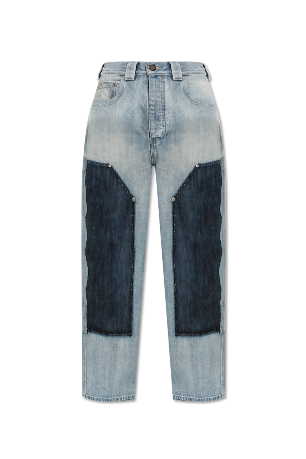 Balenciaga light blue Jeans with a 'vintage' effect 1