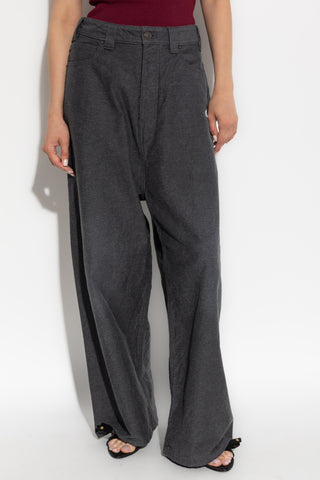 Balenciaga GREY Wide-leg jeans 3