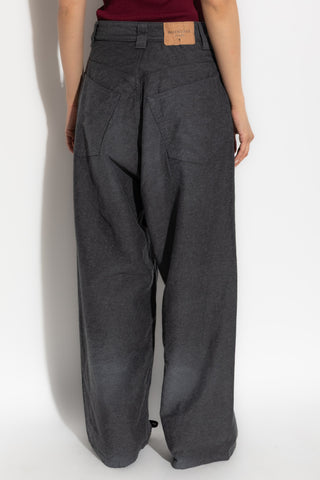 Balenciaga GREY Wide-leg jeans 4
