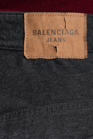 Balenciaga GREY Wide-leg jeans 5