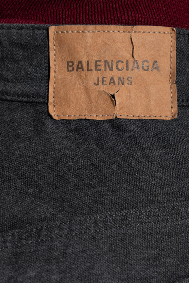 Balenciaga GREY Wide-leg jeans 5