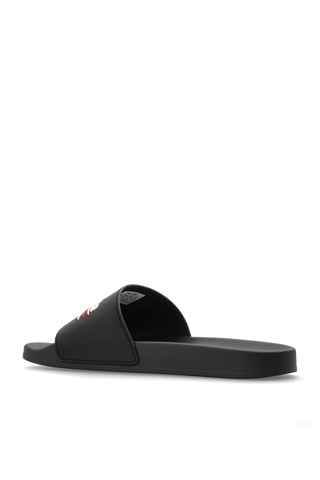 Balenciaga BLACK Slides with logo 5