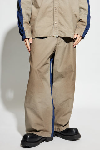 Balenciaga beige Trousers with a worn effect 3