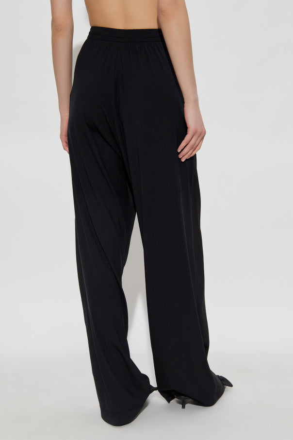 Balenciaga BLACK Wide-leg trousers 4