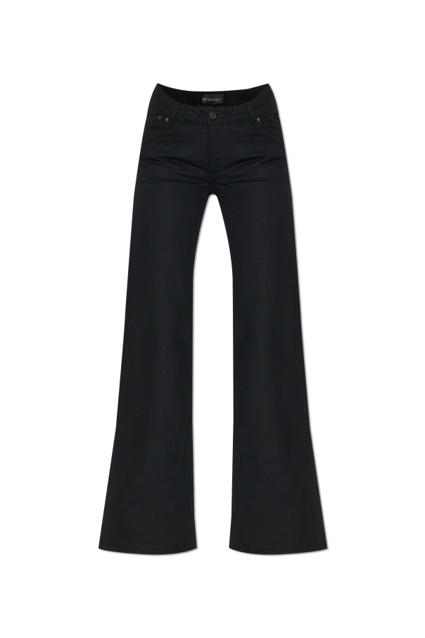 Balenciaga BLACK Wool trousers 1