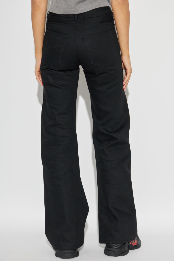 Balenciaga BLACK Wool trousers 4