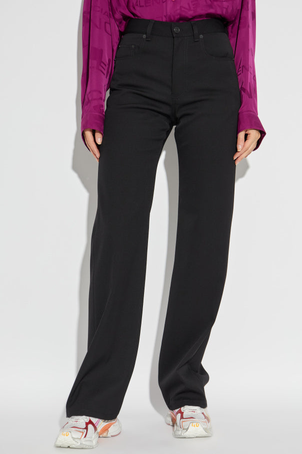 Balenciaga BLACK Flared-leg jeans 3