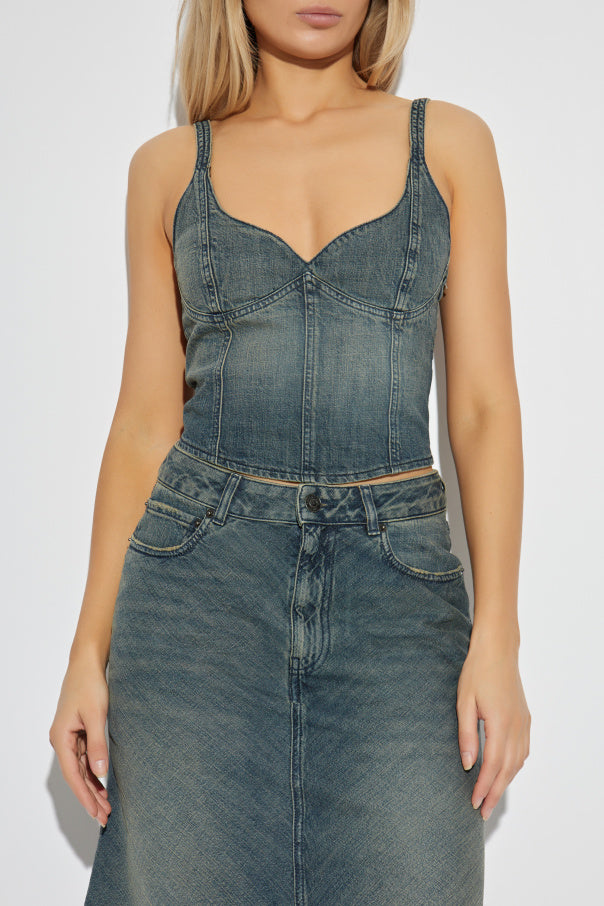 Balenciaga BLUE Denim top 3