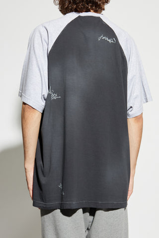 Balenciaga GREY T-shirt with a patch 4