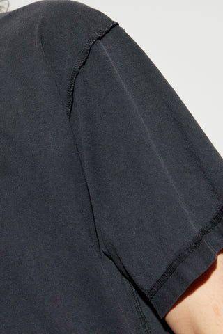 Balenciaga BLACK T-shirt with crease effect 5