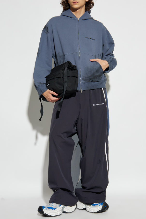 Balenciaga BLUE Sweatshirt with logo 2