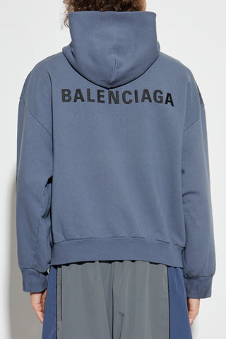 Balenciaga BLUE Sweatshirt with logo 4