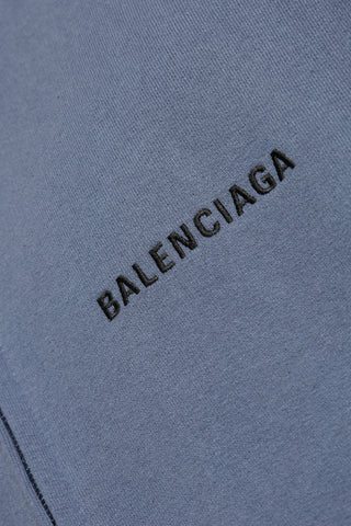 Balenciaga BLUE Sweatshirt with logo 5